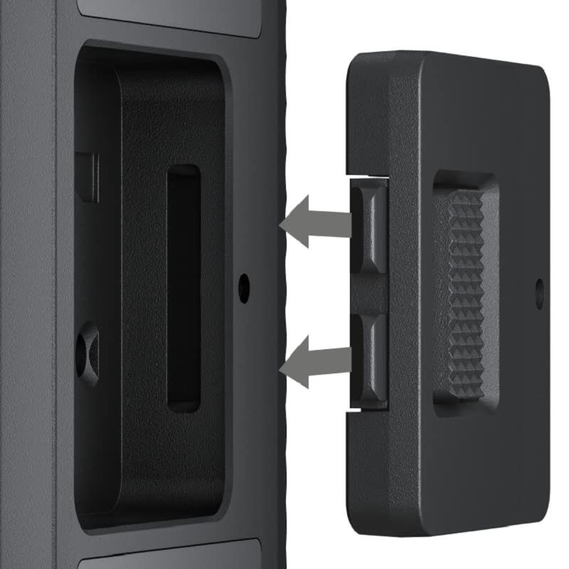 360 ONE RS USB Port Cover Battery Side SD Card Cover for Insta360 One RS 1-inch Edition Camera Accessories (Black) black cover For Insta360 One RS 1-inch