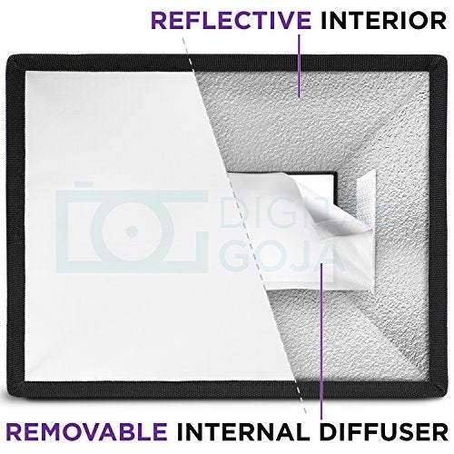 Altura Photo Flash Diffuser Softbox 9x7, Universal for Camera Speedlight 9x7"