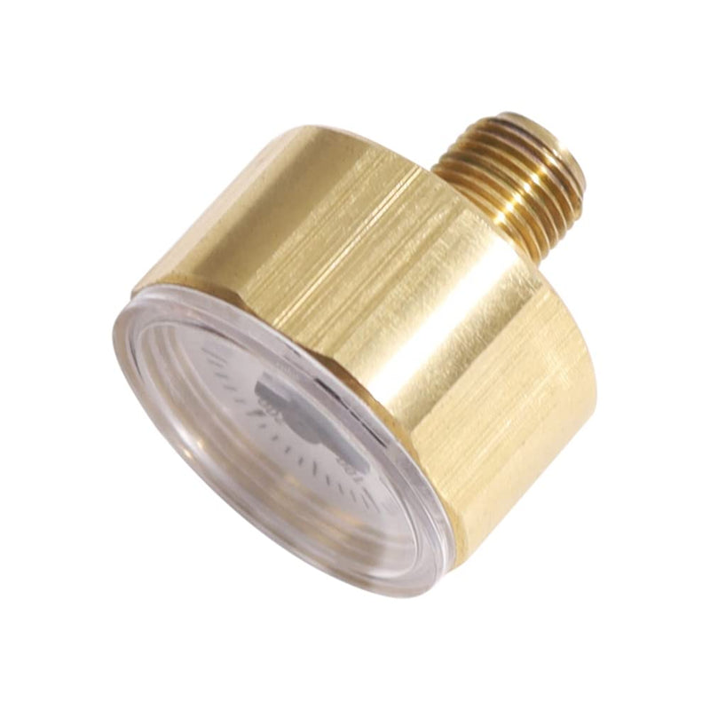 [Australia - AusPower] - Wisyurt ED 28 mm Precision Air Pressure Gauge 350 Bar with 1/8 Thread for PCP Adapter 