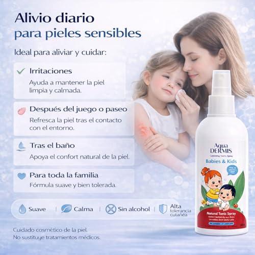 HOCl Family Pack for Sensitive Skin 2 x 250ml | Babies & Kids + Skin Help, electroactivated, alcohol-free, fragrance-free, for everyday use of the whole family