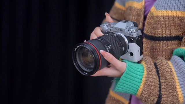PHOLSY Lens Mount Adapter Compatible with Canon EF Lens to Fuji X Camera Canon EF / EF S to Fujifilm FX