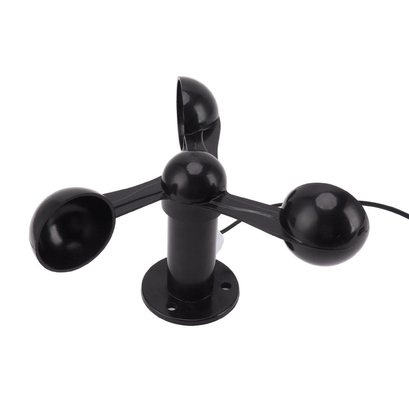 [Australia - AusPower] - Wind Speed Sensor, 0-3.8 V, 3 Cups, Pulse Signal Output, Anemometer Sensor, Anti-Interference Wind Measurement Detector with 8 m Waterproof Cable, 4 cm Mounting Hole 