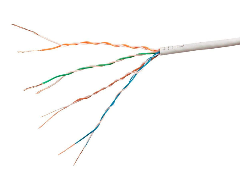Monoprice Cat6 Ethernet Patch Cable - Snagless, Stranded, 550MHz, UTP, CMR Rated, 28AWG, 50 Feet, White - SlimRun Series