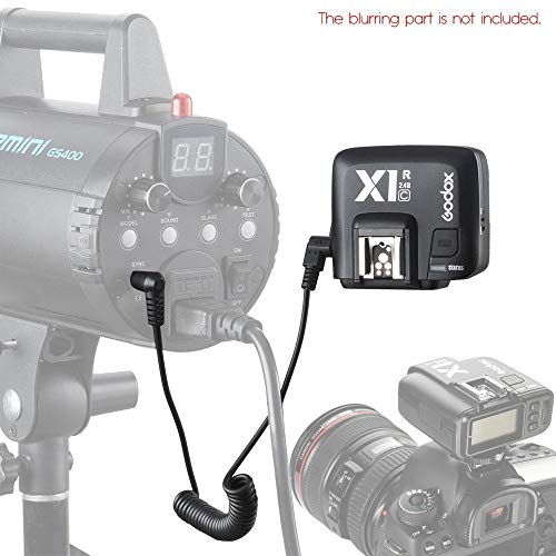GODOX X1R-C E-TTL 1/8000s Wireless Remote Flash Receiver Shutter Release Compatible with Canon EOS Cameras Godox V1 TT350N AD200 AD200Pro Flash X1R-C For Canon