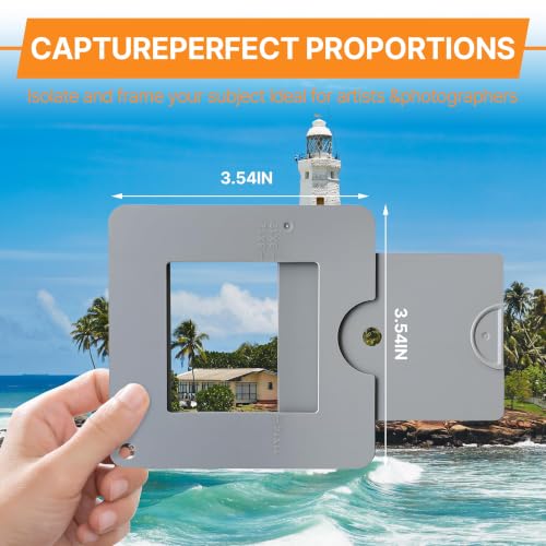 2 Pcs View Finder, Viewfinder for Artists, Sliding Viewfinder with Color Separation, Perfect for Painting Sketching Photography and Compositional Creation Ideal Choice for Artists and Photographers 2 PCS
