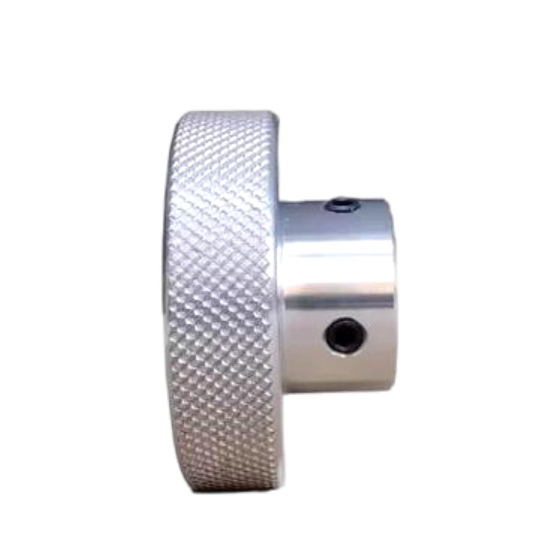 [Australia - AusPower] - CHANCS Aluminium Alloy Machine Tool Handwheels 60mm OD 8mm Bore Knurled Oxidised Handles Knobs for Sliding Table 60-8 