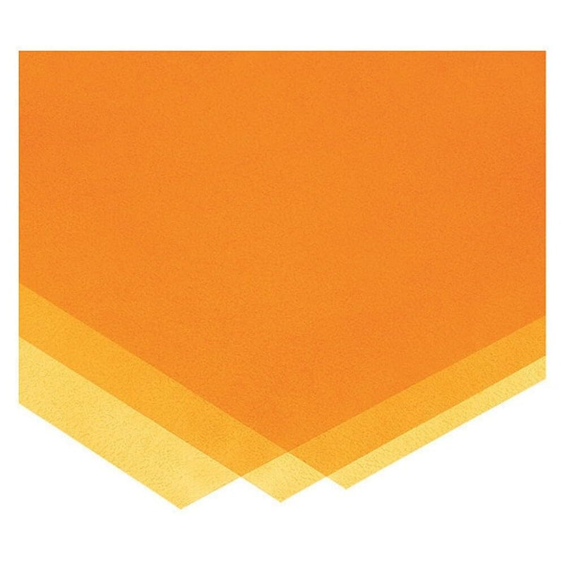 USA Sealing BULK-PF-PI-12 Polyimide Plastic Film with Adhesive, 0.005" Thickness, 12" Width, 12" Length
