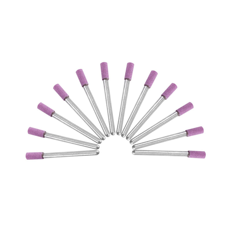 [Australia - AusPower] - Drill Grinding Attachment, 4 mm Mounted Grinding Points Grinding Disc Stone Sharpening Shaft Kits for Rotary Tool Pack of 50 