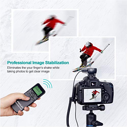 PHOLSY Wireless Timer for Sony Remote Control with Intervalometer HDR