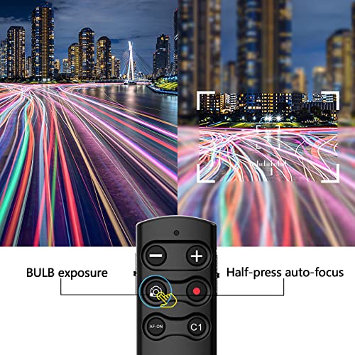 AODELAN Camera Remote Control Remote Shutter Commander for Sony ZV-E10,FX3 Black Remote for Sony