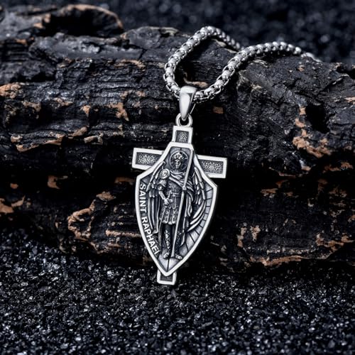 925 Sterling Silver Necklace for Women Christmas Birthday Gifts St Raphael