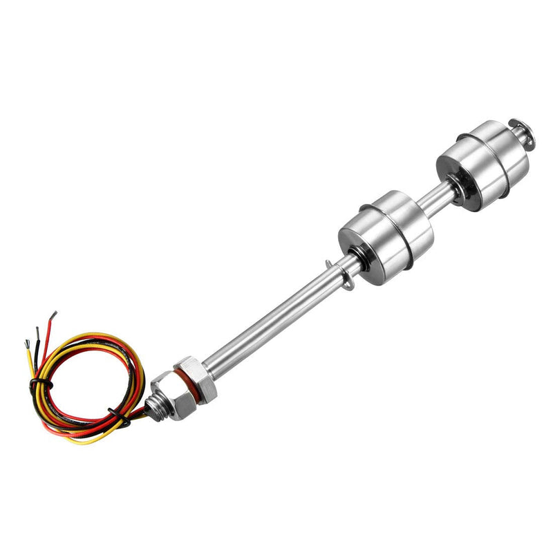 [Australia - AusPower] - uxcell Stainless Steel Float Switch for Water Pump Tank swim pool garden pond Liquid Water Level Sensor M11 180mm Length 