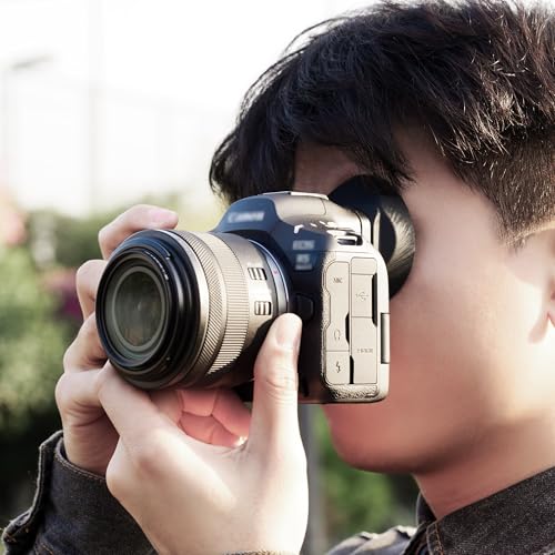 Extra Large EOS R5 Mark II Eyecup, Round Soft Silicon R5II Eye Cup Eyepiece Viewfinder Eyeshade Cover Special Designed for Canon EOS R5 Mark II Camera Replaces Canon ER-kE Rubber Eyecup (NOT fits R5) Extra Large for Canon EOS R5 Mark II