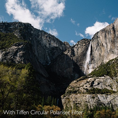 Tiffen 55mm Circular Polarizer and 55UVP 55mm UV Protection Filter