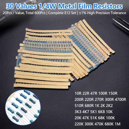 1500 Pcs Electronic Components Kit, Capacitor Assortment Set