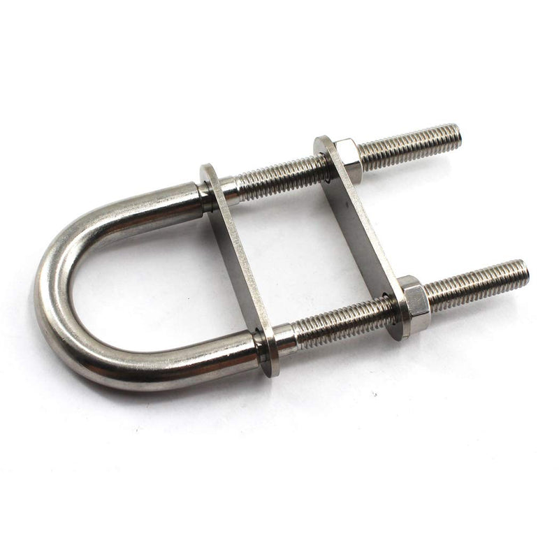 [Australia - AusPower] - M8x120 U Bolt 304 Stainless steel Tie Down U Bolt (Pack of 2) M8x120 