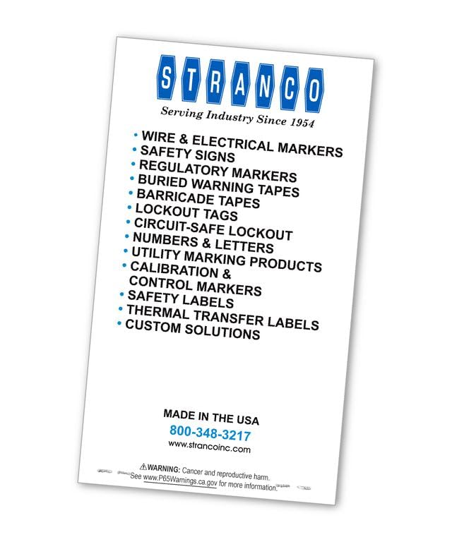 Premium Wire Marker Book Numbered 0-9 for Cable Management, Vinyl-Coated, High-Tack Adhesive, Electric Panel Wire Labels 10 Pages/Book Pack of 1
