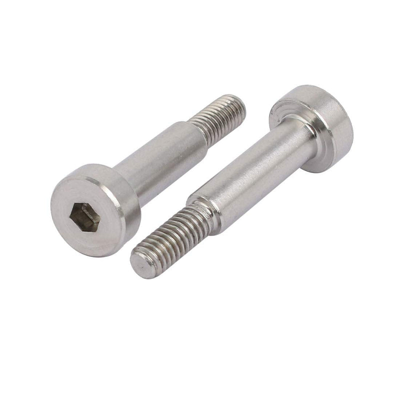 [Australia - AusPower] - uxcell 10pcs 304 Stainless Steel Hex Socket Shoulder Bolt 5mm Shoulder Dia 16mm Shoulder Length M4 Thread 5mm x 16mm 