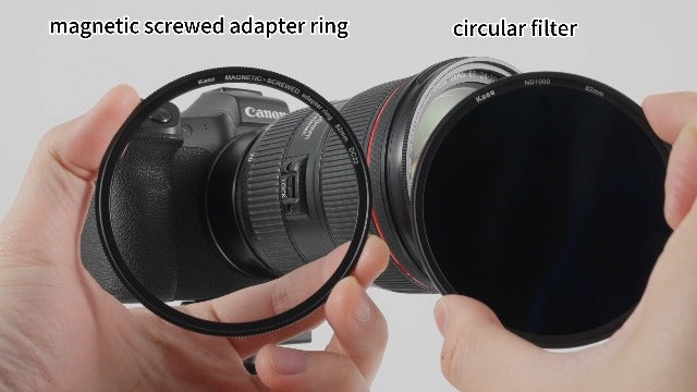Kase 72mm DIY Adapter Kit Converts Conventional Screw-in Filter to Magnetic