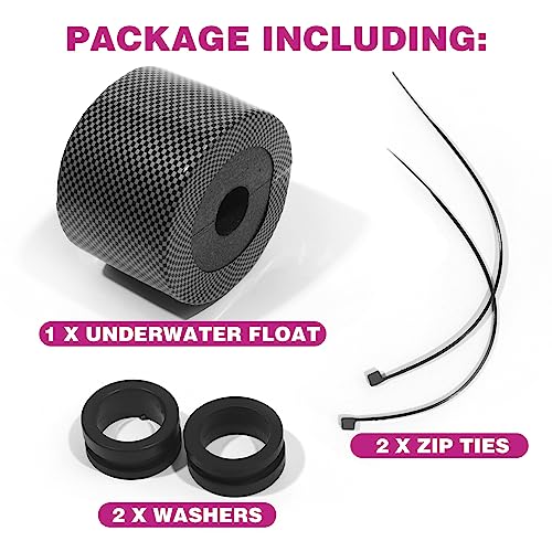 Jumbo Float Buoyancy Provided 420g Underwater Float Ultralight Adjustable Diving Camera System Tray Video Light/Strobe Compatibility for INON Sea&Sea WEEFINE Nauticam Ikelite Arms E977025-buoyancy float