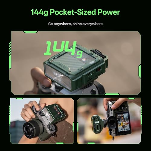 VILTROX Spark Z3-N TTL Camera Flash for Nikon, GN16 6500K On-Camera Flash Speedlite with 7 Power Levels, 650 Full-Power Flashes, 1s Recycle, 26Ws Output, 3.7V/1800mAh Li-ion Battery, Softbox (Green) Z3-N(Green)