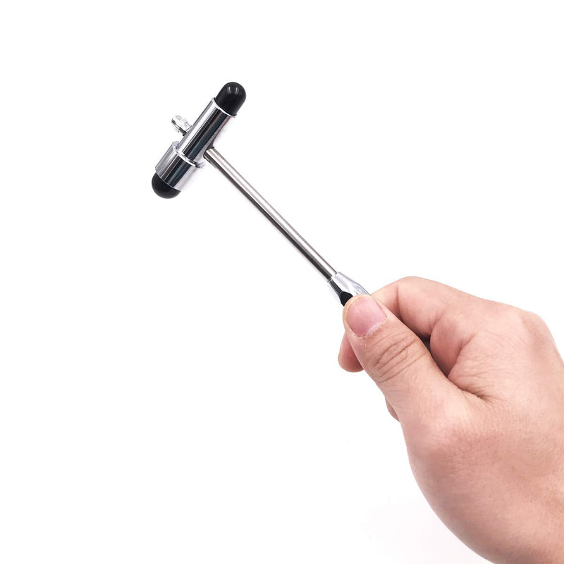 [Australia - AusPower] - FLYH Buck Neurological Hammer, Tromner Reflex Hammer with Needle and Brush, for Neurologic Reflex Diagnosis and Testing 