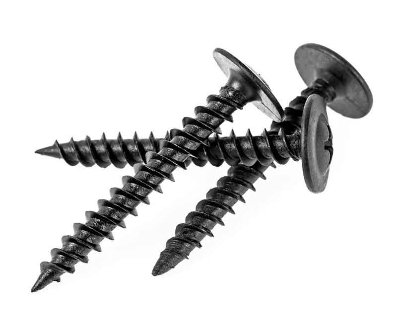[Australia - AusPower] - 100 Qty #8 x 1-1/4" Black Phillips Modified Truss Head Wood Screws (BCP1080) 