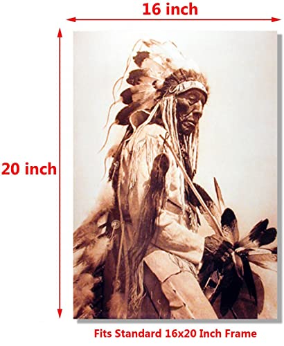 Impact Posters Gallery Native American The Old Chief Cheyenne Wall Decor Art Print Poster Picture (16x20)
