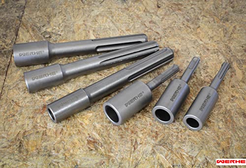 WERHE SDS Plus Earth Rod Driver Ø 20.2 mm Steel for Earthing Rods