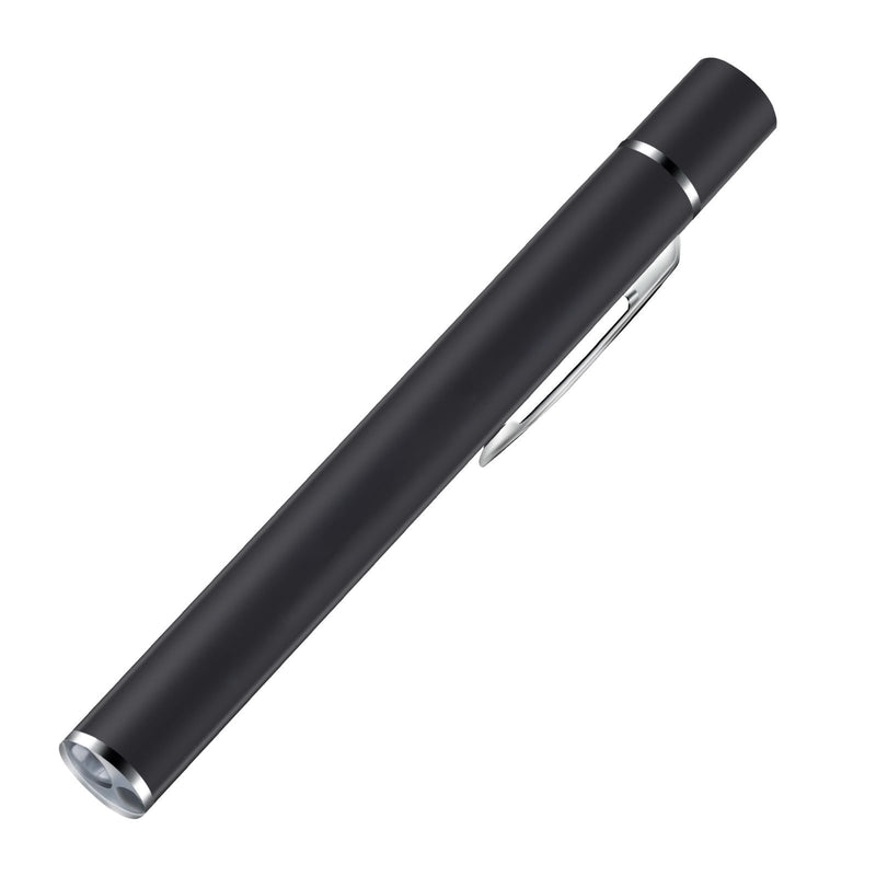 [Australia - AusPower] - Penriter Medical Pupil Light, Rechargeable USB Diagnostic Light with Pupil Meter and Ruler, LED Pen Lamp with Pocket Clip and 2 Light Sources for Nurses Students Doctors 