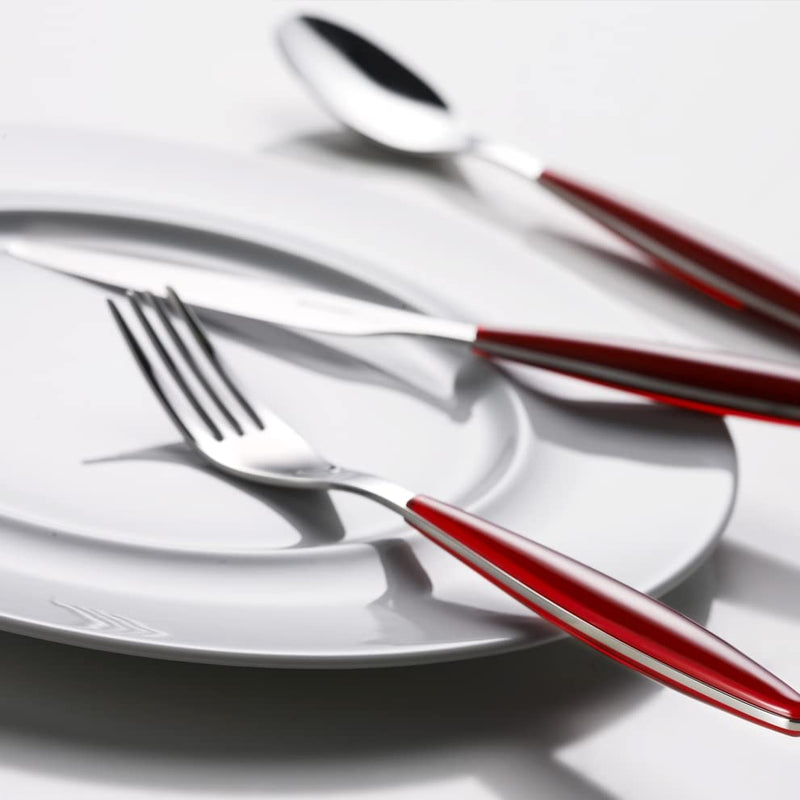 Guzzini Feeling Transparent Red Dessert Fork