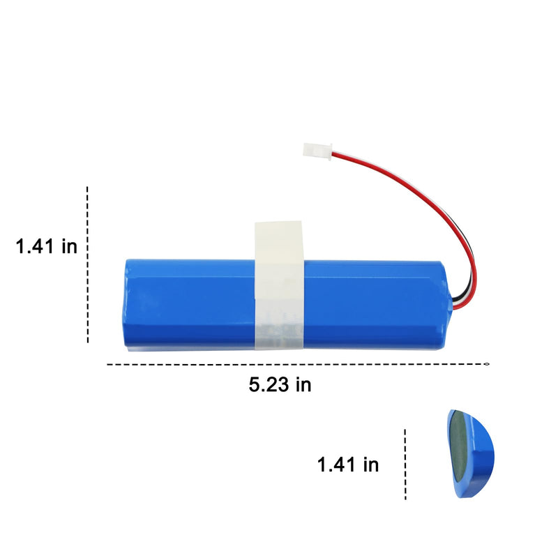 [Australia - AusPower] - MULS 5600mAh Replacement Battery for Laresar L6 Pro, Ultenic T10 Pro T10 Elite, Viomi S9, HONITURE Q6 Pro Q6 Se, Lydsto R1, Philips FC8972, Haier TAB-T530S, Zoozee Z50 Robot Vacuum Cleaner 14.4V 