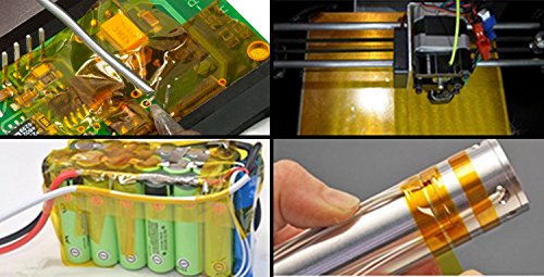 VViViD Pro 950 Polyimide Film Dielectric Tape for Insulation, Electronics, Soldering & 3D Printing (4 inches x 110ft) 4" x 110ft
