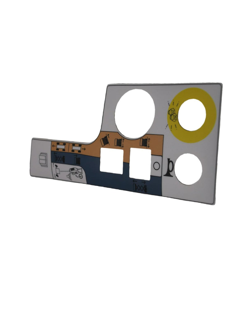 156885 156885SJ Skyjack Control Box Decal Control Box Pictorial Label Skyjack Parts Used for Skyjack Electric Scissor Lift SJIII3215 SJIII3219 SJIII3220 SJIII3226 SJIII4620 SJIII4626 SJIII4632...