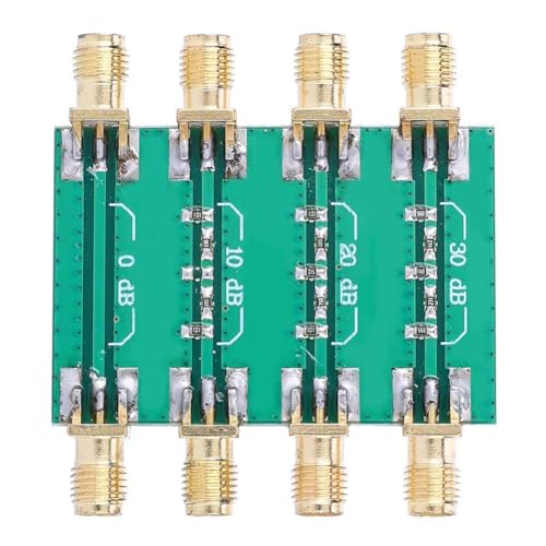 RF Fixed Attenuator DC-4.0GHz SMA Double Female Head Radio Frequency Fixed Attenuator Module Electronic Components 50Ω