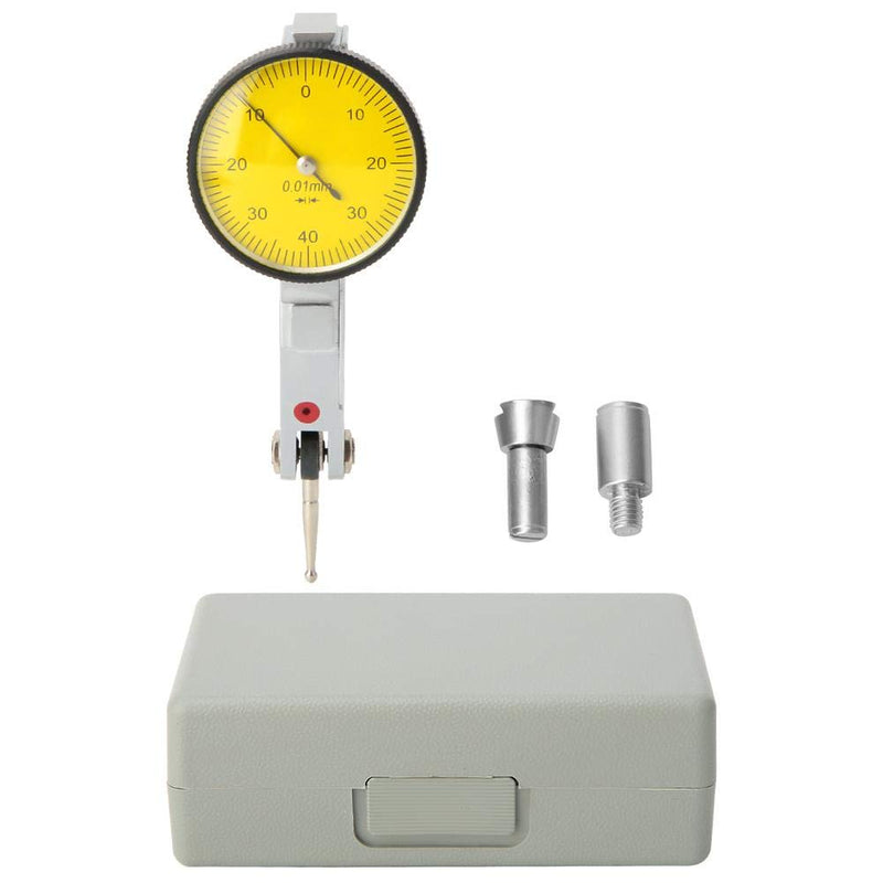 [Australia - AusPower] - Ouitble Dial Gauge 0-0.8mm Dial Gauge Dovetail Rails Dial 0.01mm High Precision Measuring Tool for Mechanical Processing Inspection 