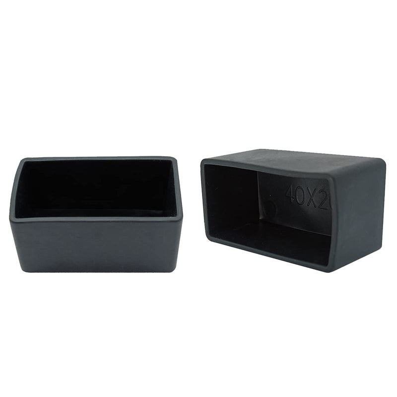[Australia - AusPower] - 10 Pack Strut Channel Cap, 1-5/8" x 7/8" Plastic Black Short End Cap for 13/16" & 7/8" Tall Strut Channel End Cover 