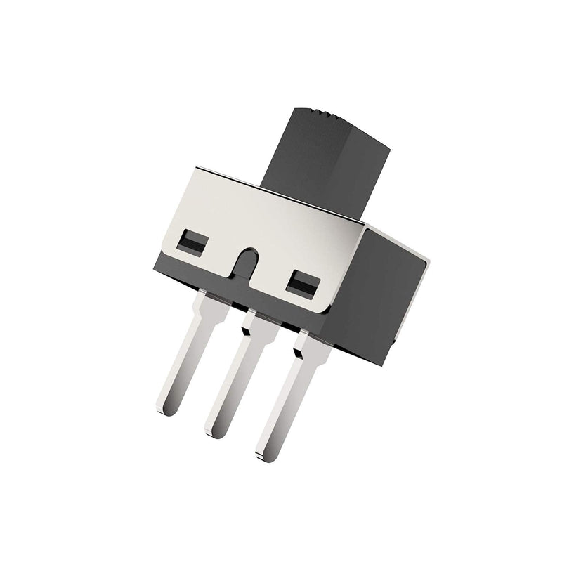 [Australia - AusPower] - 20PCS Vertical Slide Switches 1P2T SPDT 3 Pin 2 Position DC50V SS12D10 High Knob Micro Slide Switch with 20PCS Mini Panel Slide Switch ON/Off SS12F15 3Pin Latching Toggle Switch SS12D10+SS12F15 