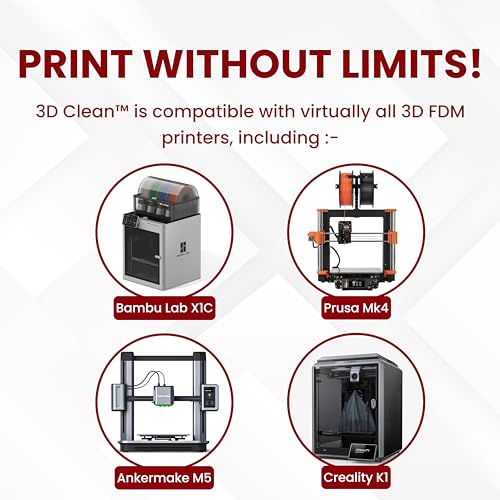3D-Fuel Count Dynapurge™ 3D Filament Purging Material 1.75mm 50 Made in USA 1.75 millimeters