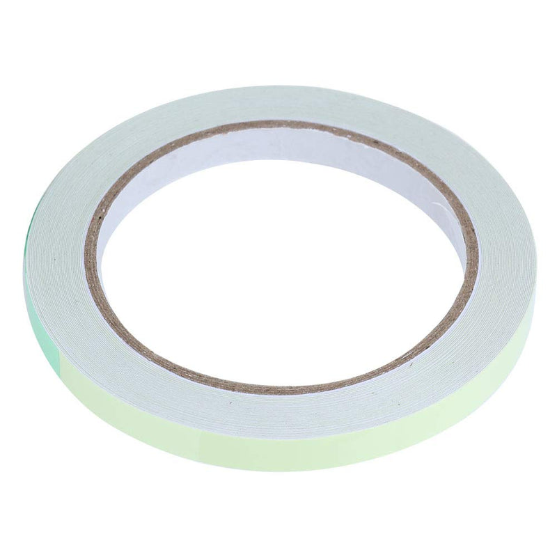 Photoluminescent Safety Tape, High Bright Glow Guidance Marker for Stairs Walls Green Adhesive Film 10mm x 10m 1 Roll