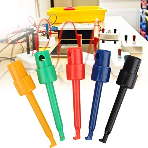 [Australia - AusPower] - Multimeter Test Hook Clips Spring Hooks 20Pcs Colorful Large for Electronic Testing 