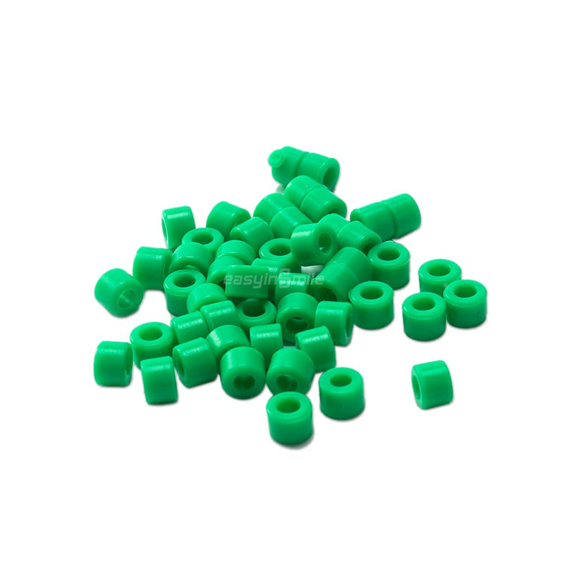 [Australia - AusPower] - Dental Color Code Ring Band Silicone Hygienist Instrument Code Rings S/L Autoclavable 135ºC (S, Green) 