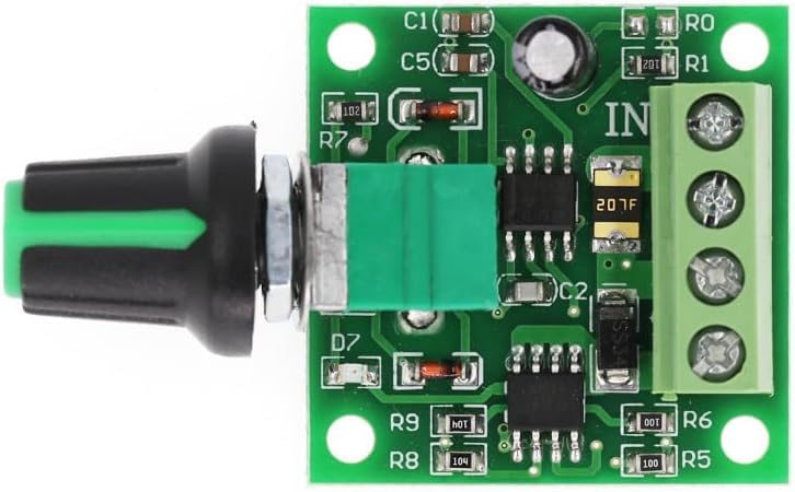 [Australia - AusPower] - RR-PWM Low Voltage DC 1.8V 3V 5V 6V 12V 2A Motor Speed Controller, 1803BK 1803B Adjustable Driver Switch 