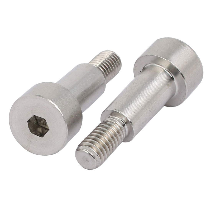 [Australia - AusPower] - uxcell 304 Stainless Steel Hex Socket Shoulder Bolt 8mm Shoulder Dia 16mm Shoulder Length M6 Thread 5pcs 8mm x 16mm 