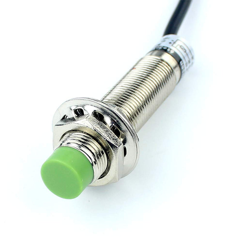 [Australia - AusPower] - Taidacent M12 Capacitive Proximity Sensor Switch Detect Plastic Glass Wood 5mm Adjustable Distance Capacitive Proximity Sensor (PNP Always Open) PNP always open 