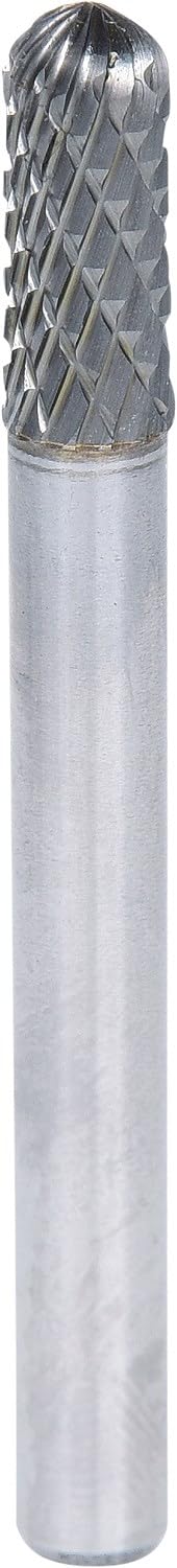 KS Tools 515.3242 Hard metal round milling rotary burr form C, 6mm 6 mm
