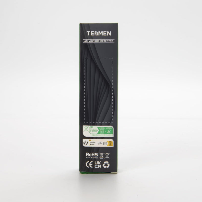 [Australia - AusPower] - Voltage Tester, TESMEN TN-213 Non-Contact Voltage Tester, Electrical Tester, AC 12V-/70V-1000V, Dual-Range, LCD Display in Percentage, Buzzer Alarm, Live Wire Tester, Wire Breakpoint Finder - Green 