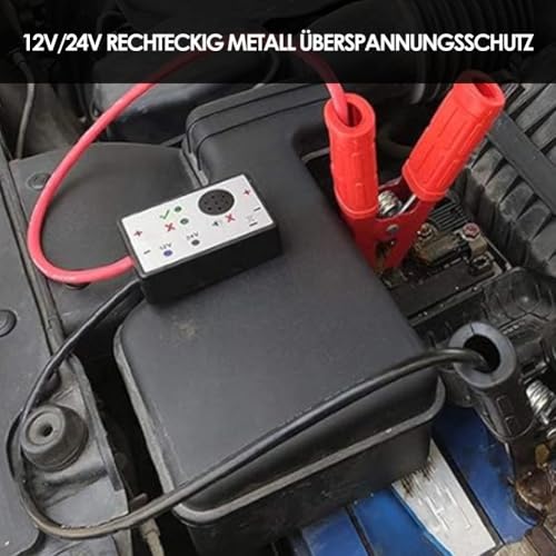 Keenso 12V/24V 150mm Rectangular Metal Car Protector Protect Electronic Equipment During Welding or Starting