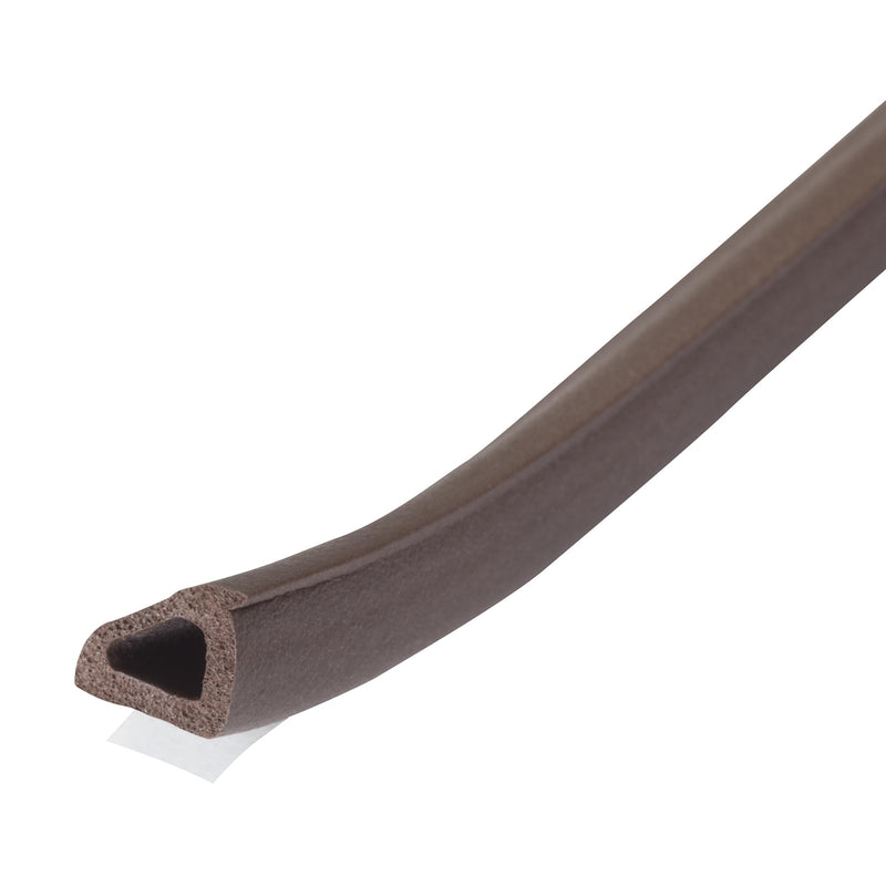 M-D Building Products 43848 3/8 in. x 3/8 in. x 17 ft. Brown Premium Silicone Rubber Platinum™ Window Seal for Ex-Large Gaps 1