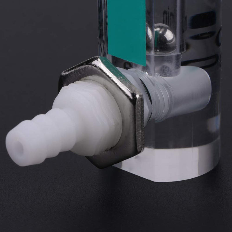 [Australia - AusPower] - Oumefar Gas Flow Meter Flow Meter 2.5-25LPM Flow Meter with Control Valve for Oxygen-Air Gas, 色 
